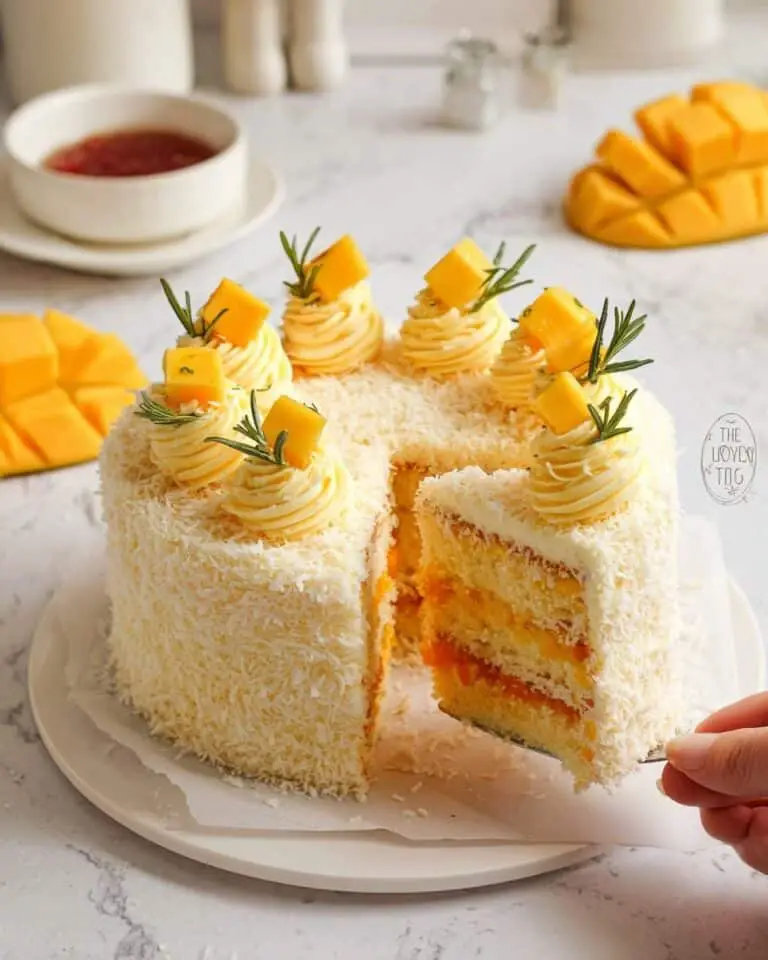 Vegan Mango Coconut Cake Recipe