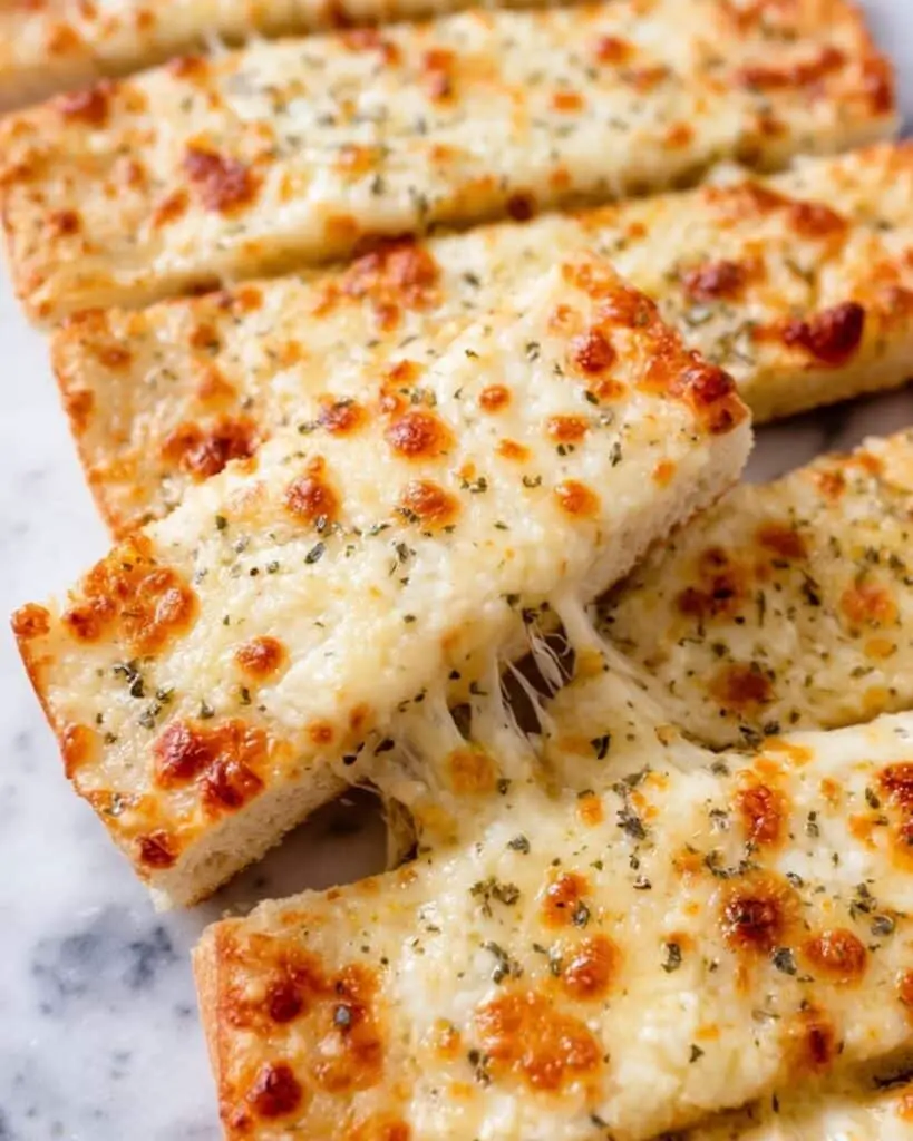 Homemade Cheesy Breadsticks Recipe