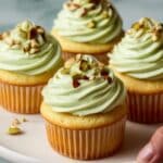 Pistachio Cupcakes with Pistachio Buttercream Recipe