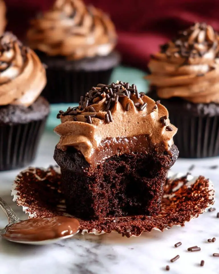 Moist Triple Chocolate Cupcakes Recipe