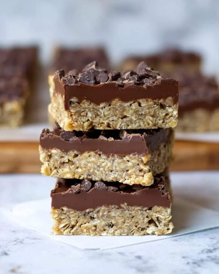 No Bake Chocolate Oatmeal Bars Recipe
