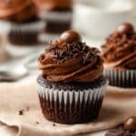 Chocolate Espresso Cupcakes with Ganache Frosting Recipe