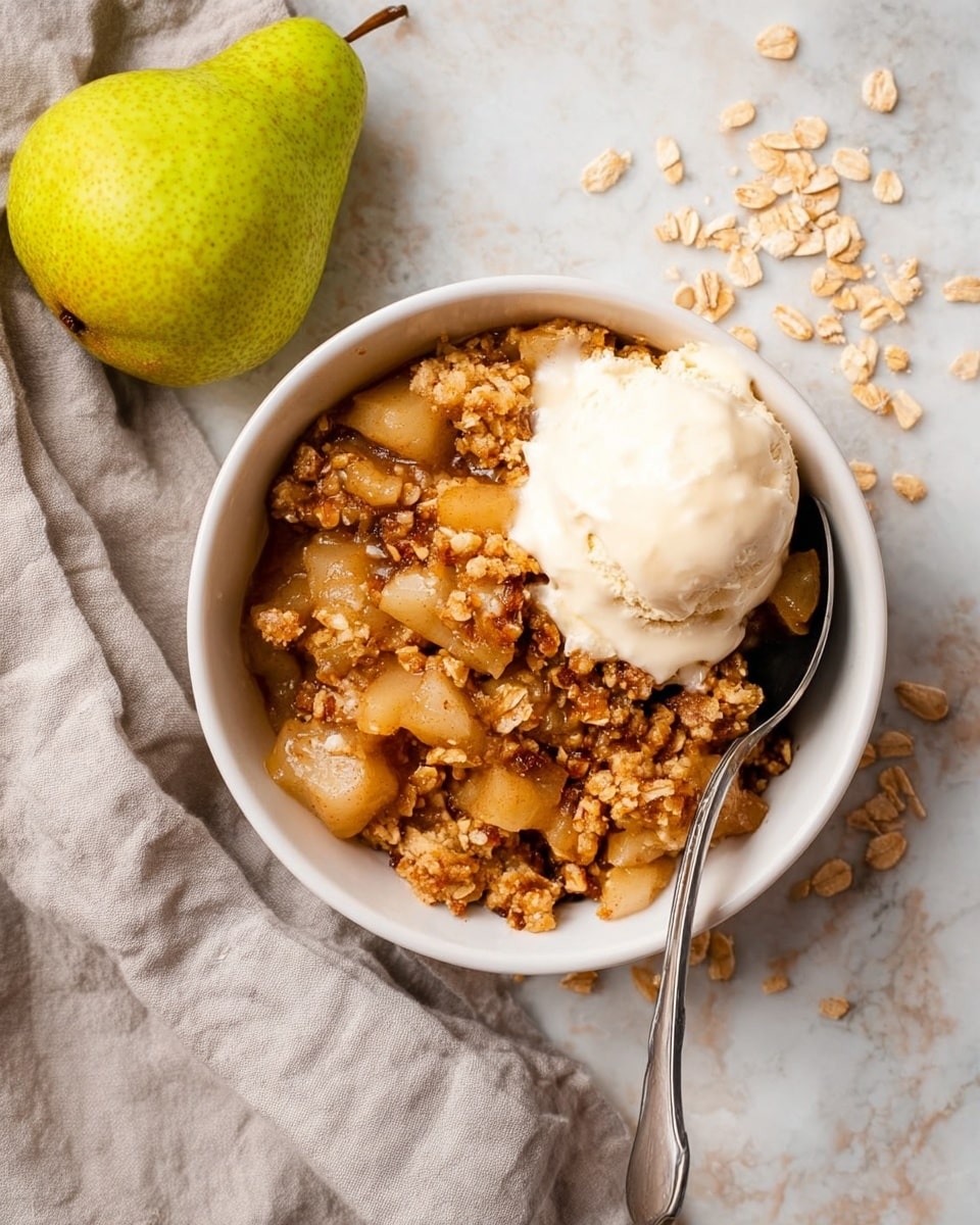 Easy Pear Crumble Recipe