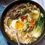 Garlic Ginger Bok Choy Soup Recipe