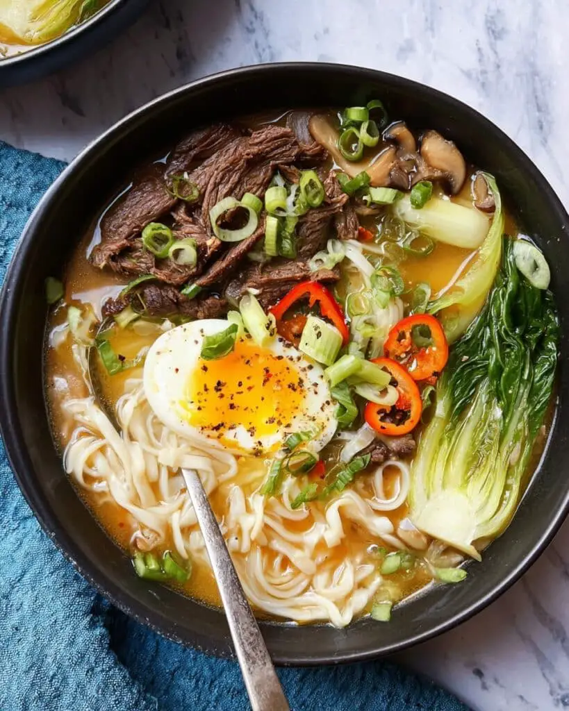 Garlic Ginger Bok Choy Soup Recipe