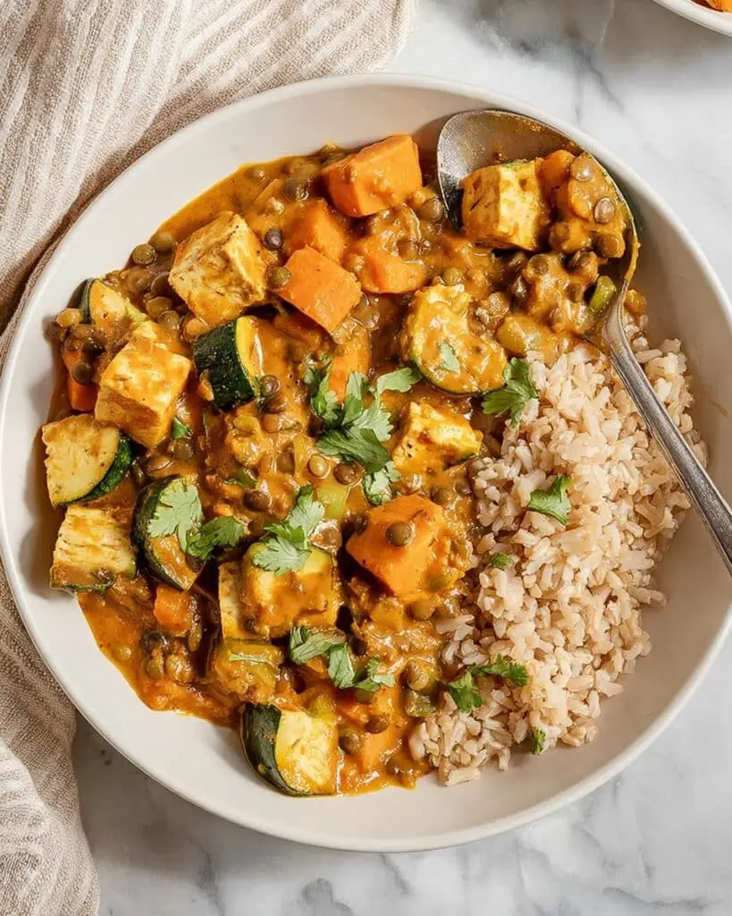 Garlic Ginger Tofu Stew Recipe