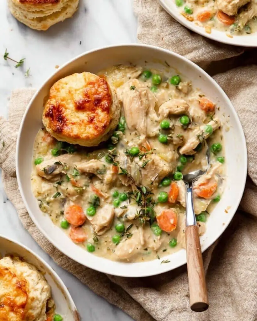 Crustless Chicken Pot Pie Recipe