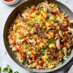 House Special Shrimp, Chicken & Steak Fried Rice Recipe