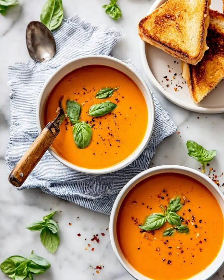 Middle-of-Winter Creamy Tomato Soup (Canned Tomatoes) Recipe