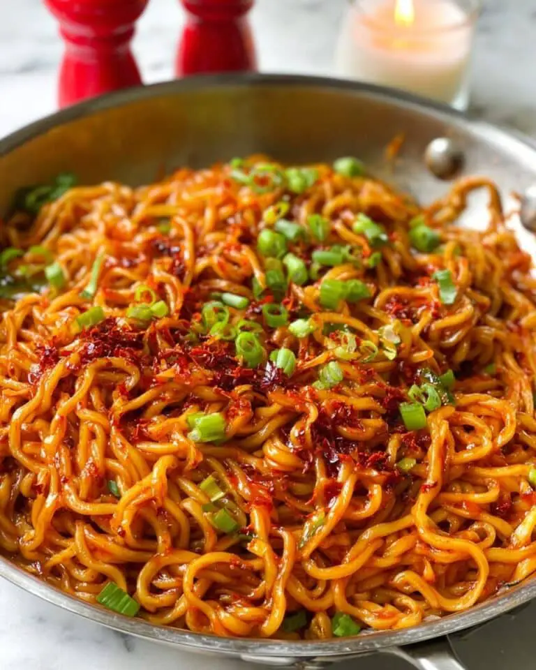 Quick & Easy Spicy Garlic Noodles with Chili Oil Recipe