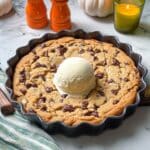 Easy Brown Butter Chocolate Chip Cookie Skillet Recipe