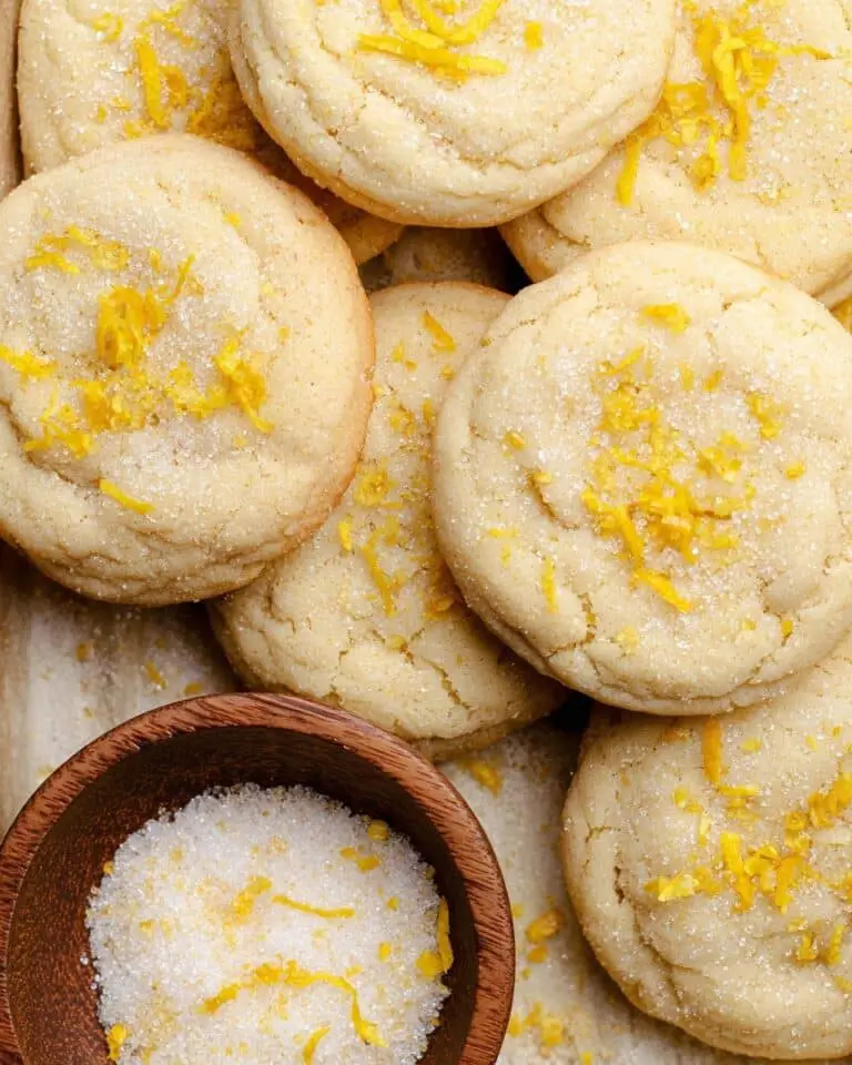 Soft & Chewy Lemon Cookies Recipe