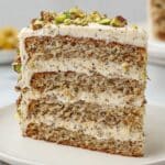 Pistachio Cake with Pistachio Buttercream Frosting Recipe