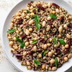 Tuscan Bean Salad with Pesto and Barley Recipe
