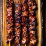 Grilled Thai Coconut Chicken Skewers with Peanut Sauce Recipe