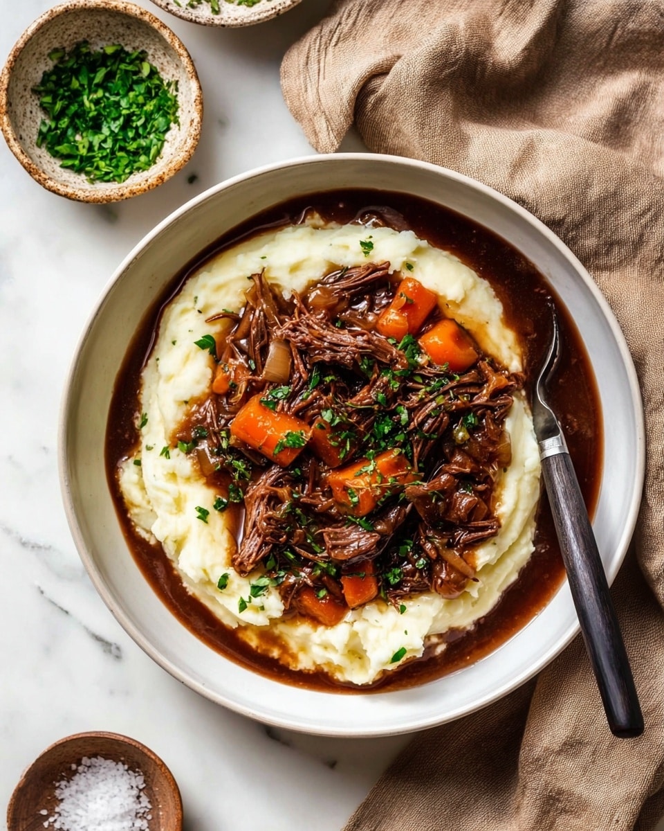 Red Wine Braised Beef with Carrots & Thyme | Comforting & Delicious