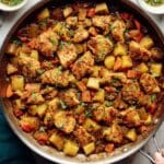 Spiced Braised Tofu with Vegetables and Herb Sauce Recipe