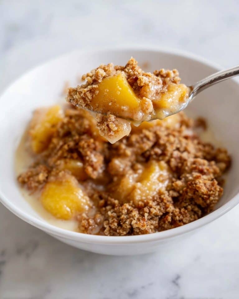 Healthy Breakfast Apple Crumble Recipe