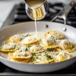 Pumpkin Ravioli with Sage Brown Butter Sauce Recipe