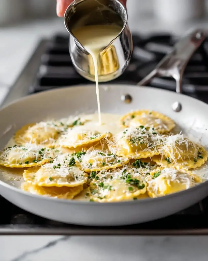Pumpkin Ravioli with Sage Brown Butter Sauce Recipe