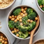 Sticky Sesame Chickpeas & Broccoli Recipe