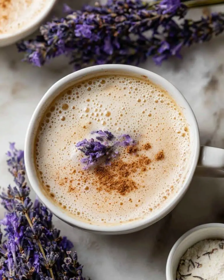 Lavender Milk Tea with Vanilla and Maple Recipe