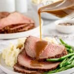 Tender Eye of Round Roast Beef with Gravy Recipe