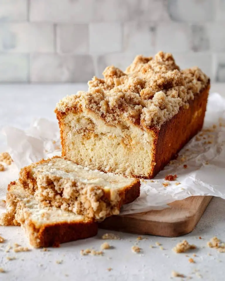 Spiced Apple Bread with Streusel Topping Recipe