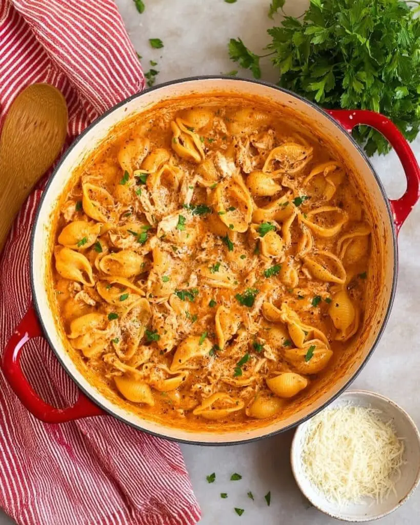 Creamy Shells and Beef Recipe