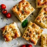Garlic Rosemary Herb Focaccia Recipe
