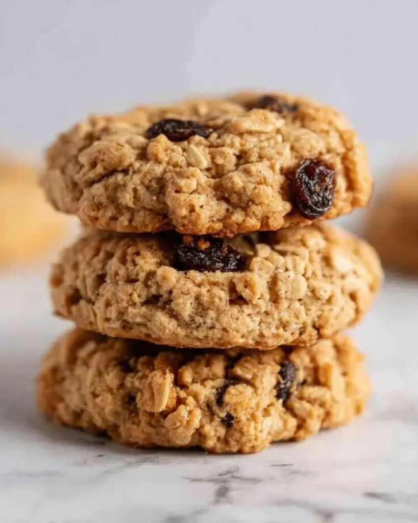 Eggless Oatmeal Raisin Cookies Recipe