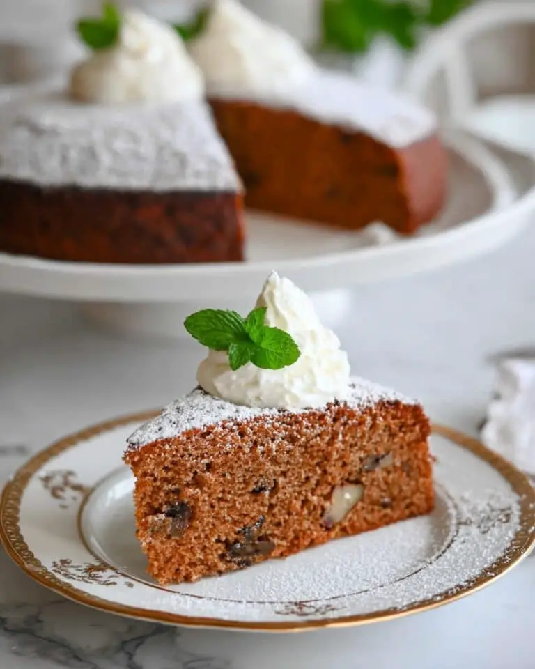 Date and Walnut Cake Recipe