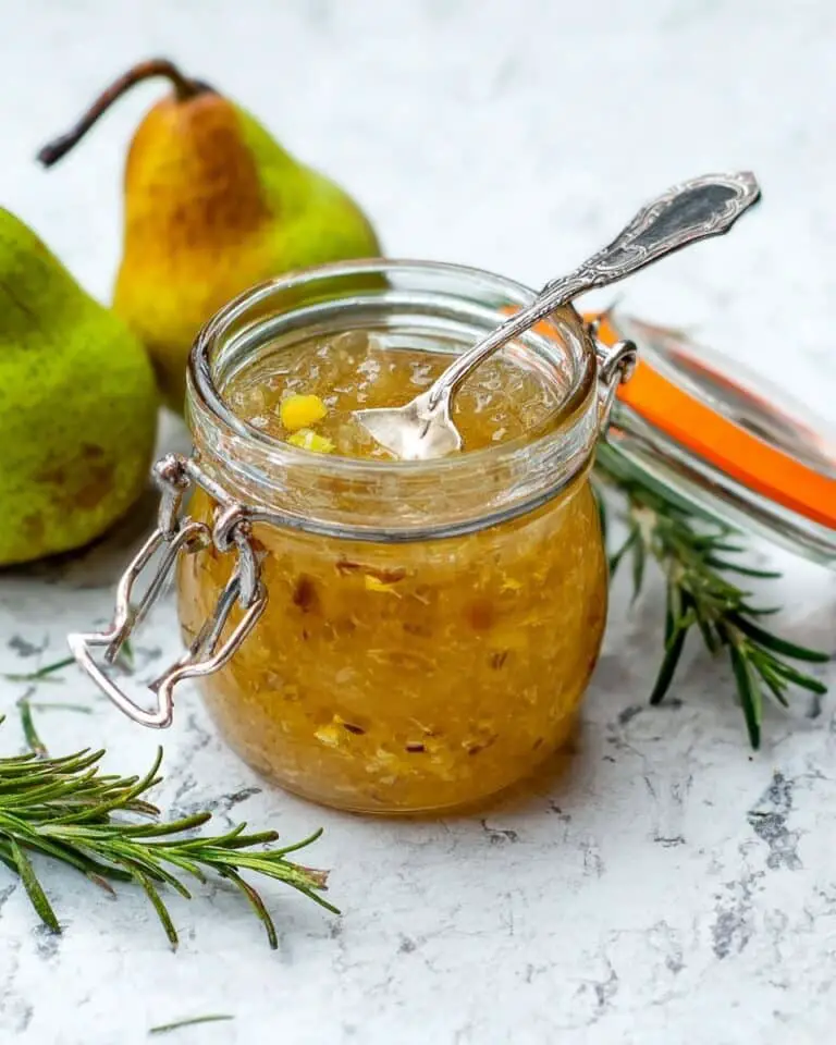 Rosemary and Pear Jam Recipe