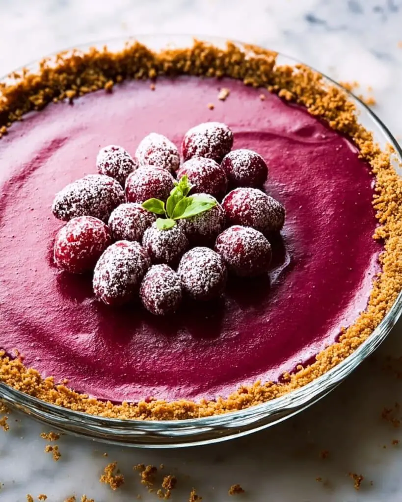 Cranberry Gingersnap Pie Recipe