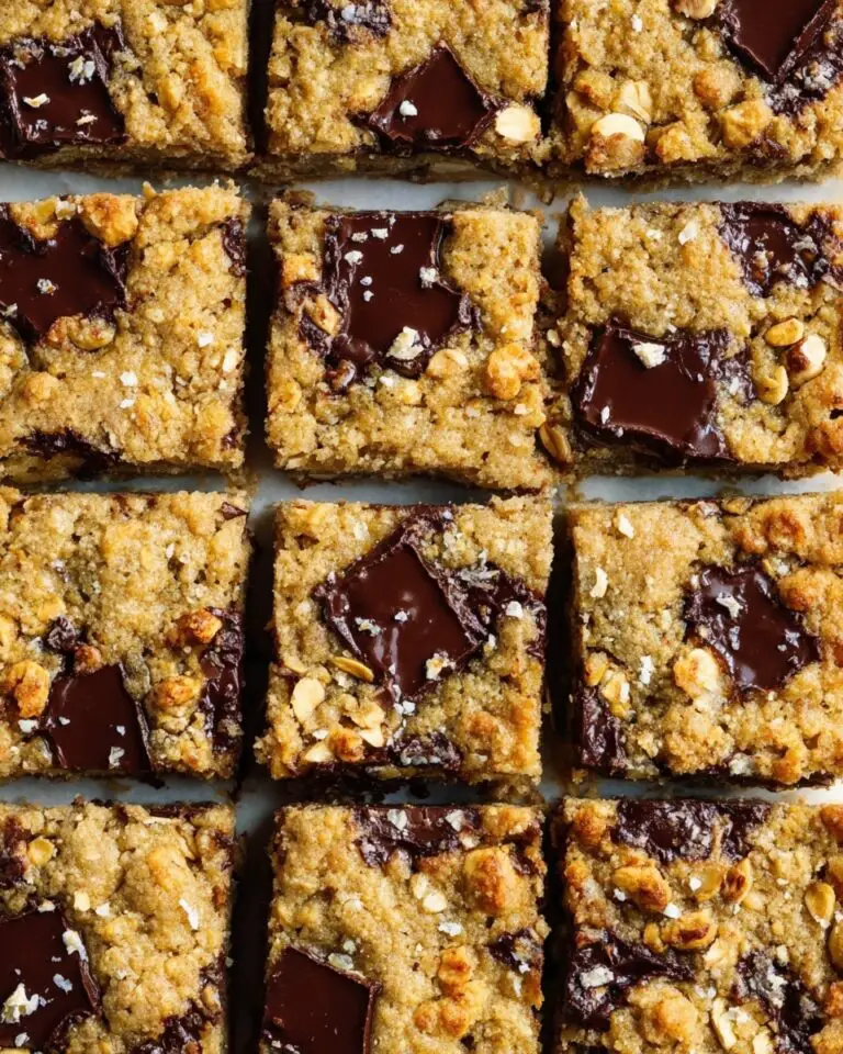 Dark Chocolate Chunk Pistachio Blondies Recipe