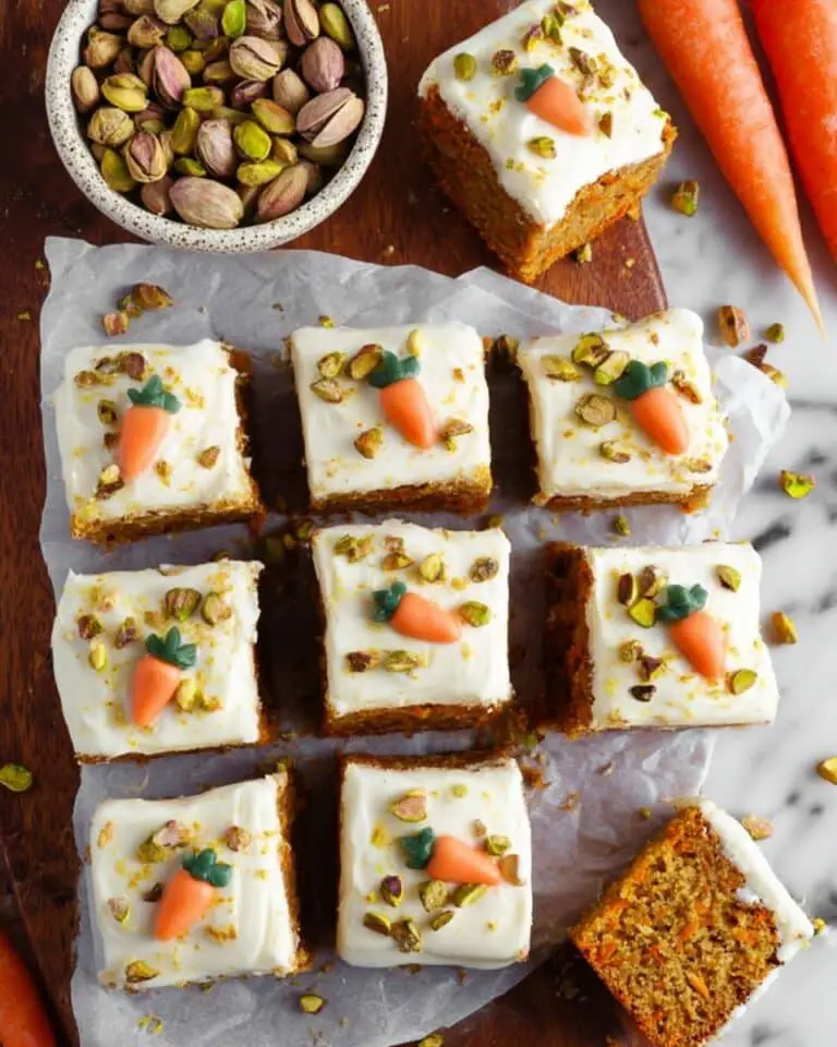 Moist Pistachio Carrot Cake Recipe