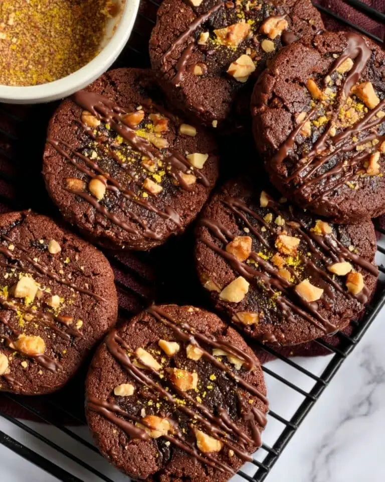 Double Chocolate Pistachio Cookies Recipe