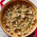 Easy Mushroom Stroganoff Recipe