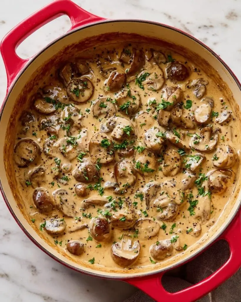 Easy Mushroom Stroganoff Recipe