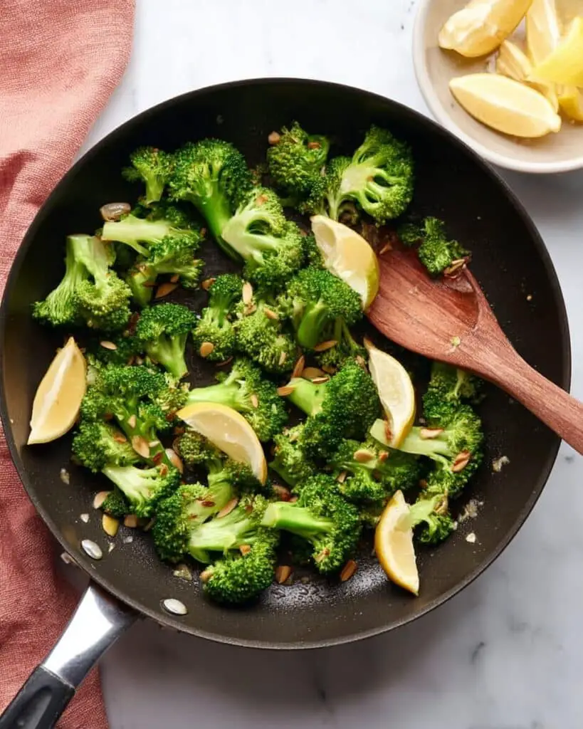 Sauteed Broccoli with Garlic and Lemon Recipe