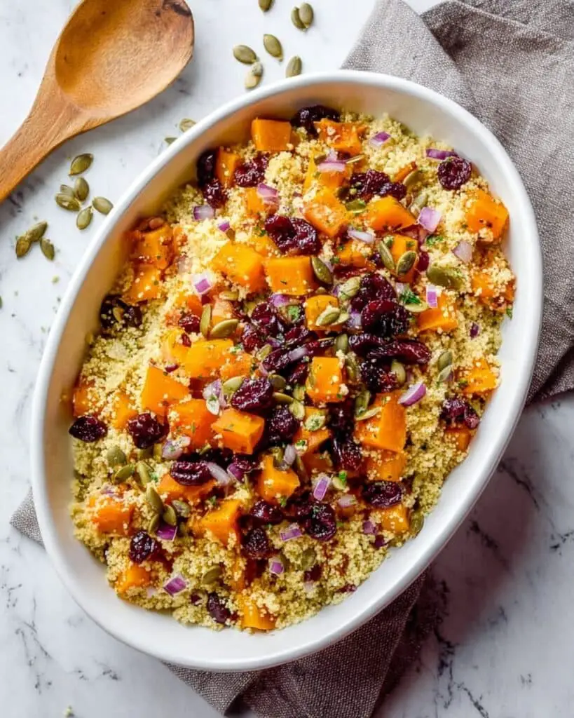 Butternut Squash and Cranberry Quinoa Salad Recipe