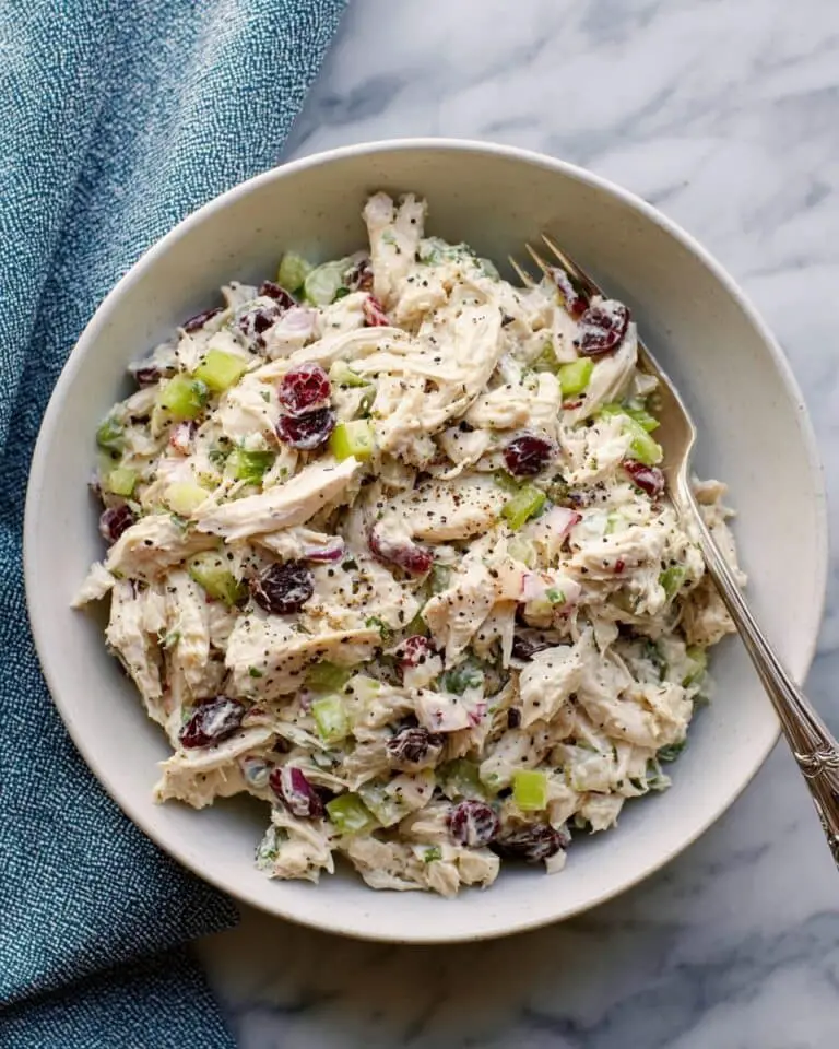 Chicken Salad with Apples, Cranberries, and Walnuts Recipe