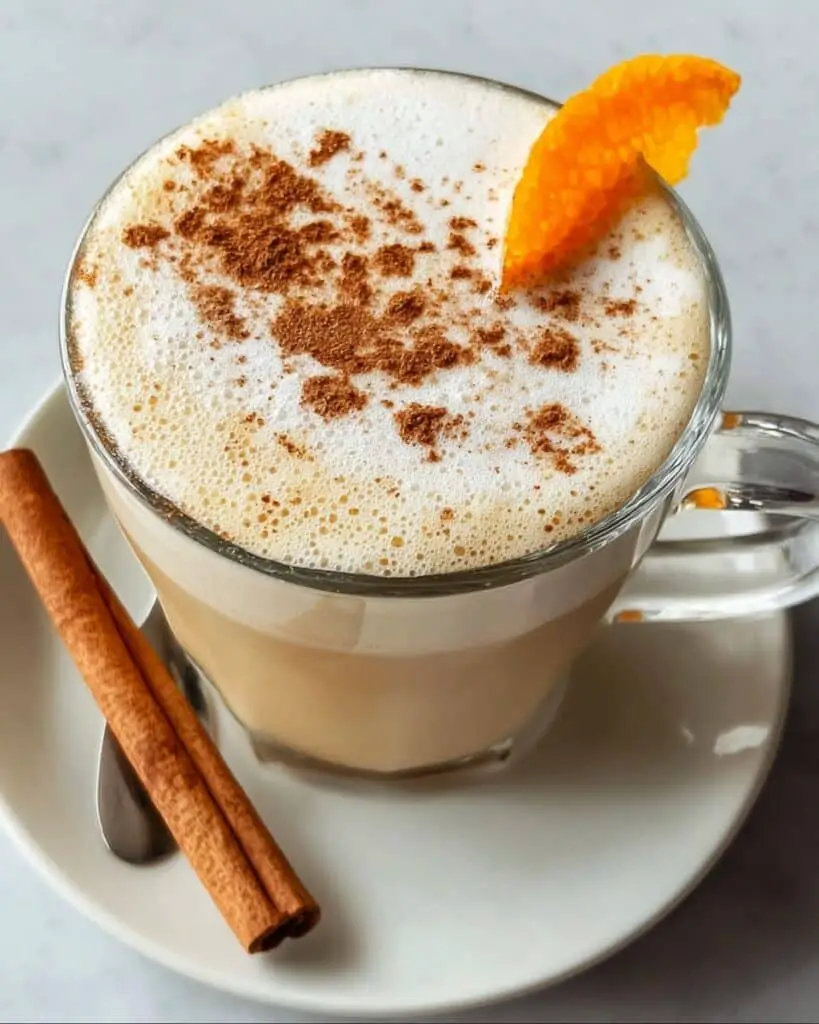 Orange Cinnamon Milk Tea Recipe