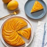 Mango Upside Down Cake with Lime and Ginger Recipe