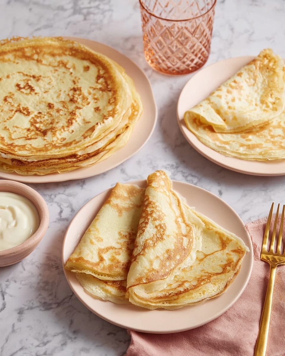 Sweet Nalysnyky (Ukrainian Crepes) Recipe