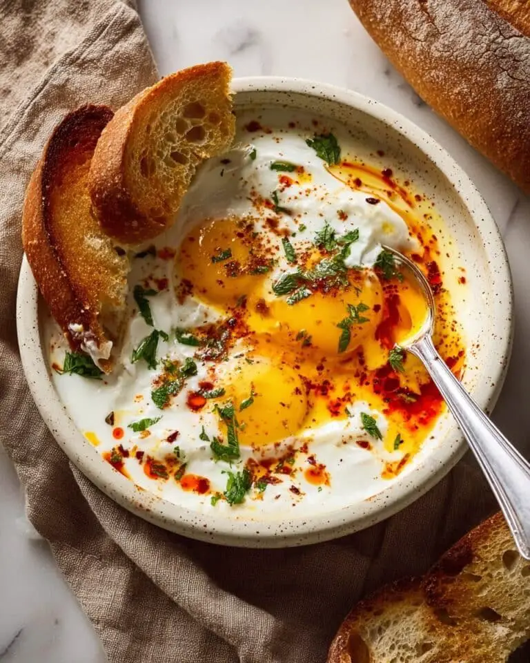 Çılbır: Turkish Eggs with Creamy Yogurt & Butter Sauce Recipe
