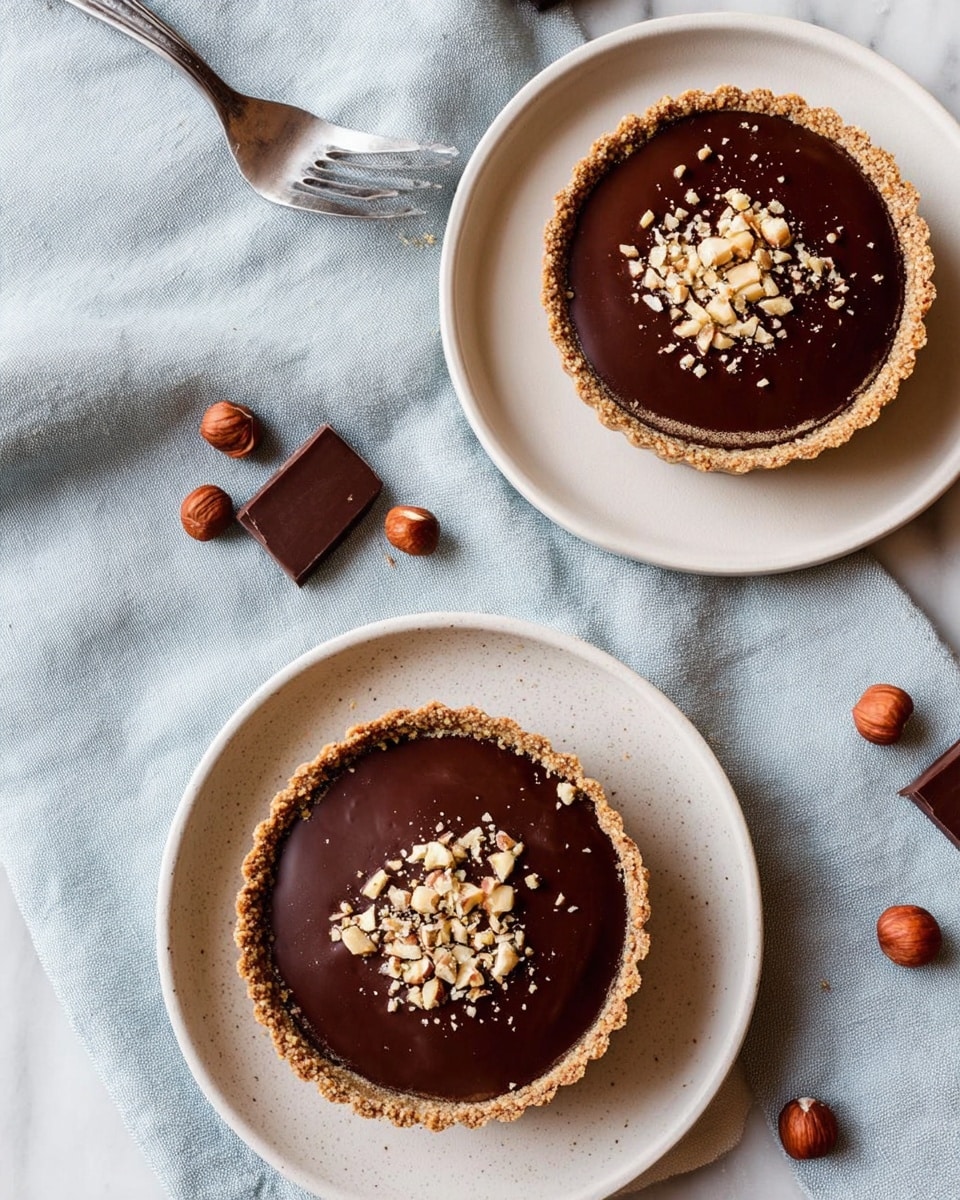 Vegan Chocolate Hazelnut Tartlets Recipe