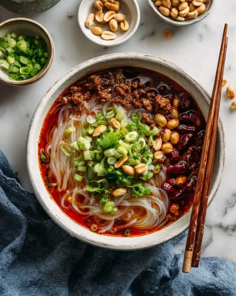 Suan La Fen (Hot and Sour Noodle Soup) Recipe