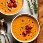 Creamy Roasted Garlic Tomato Soup Recipe