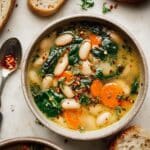 Hearty Tuscan White Bean Soup Recipe